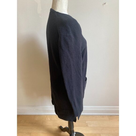 MADEWELL womens sz Small black cardigan sweater front patch pockets - Picture 4 of 8